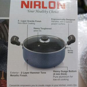 NIRLON Casserole With Lid