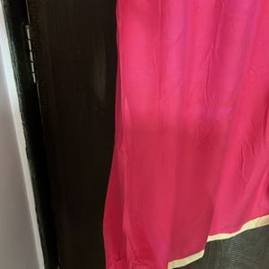 Pink A Line Kurta Size L