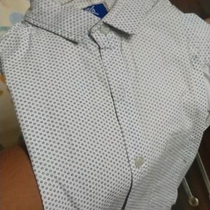 Mens Partywear White Shirt