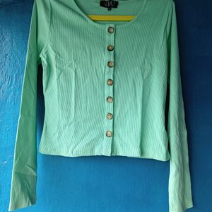 🆕Neon Green Cardigan/Top(This Is New Without Tag)