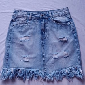 Denim Short Mini Skirt