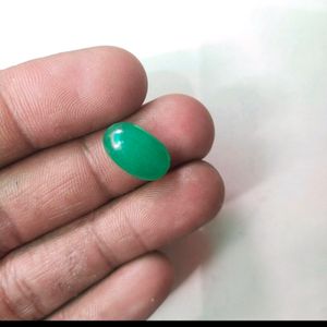 NATURAL GREEN ONYX HAQIQ 5.95 CTS. Loose Gemstone