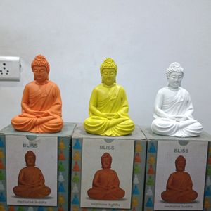 3 Color Buddha Set New