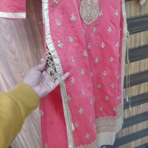 Front And Back Heavy Work Kurta Set