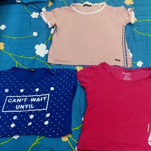 Set Of 3 Crop Tops