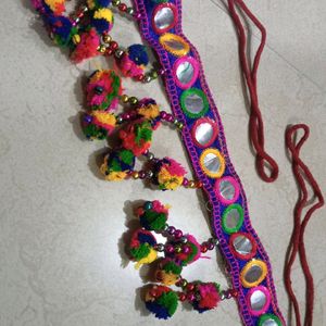 Pom Pom Navratri Jewellery Combo