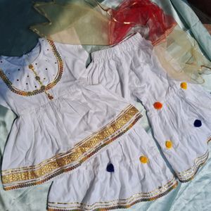 Beautiful Frock And Gharara for Baby Girls