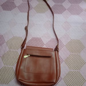 Sling Bag Tan Colour