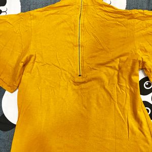 Women Yellow Solid Top