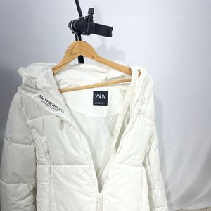 Zara Hooded Puffer Jacket