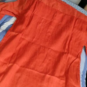 It's Functional Kurta M size . Orange Colour