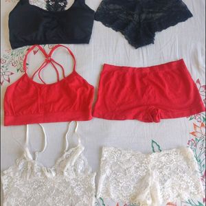 Combo Of 3 Stylish Bra Panty Set