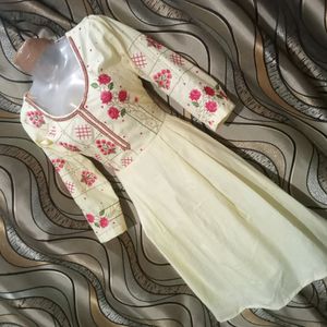 Yellow Anarkali Salwar Suit