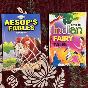 AESOP'S FABLES + INDIAN FAIRY TALES Book-4