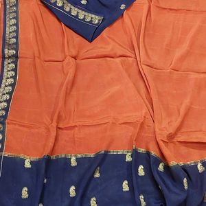 Good Condition Mysoore Silk Saree For Sale