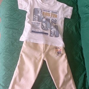 Trouser N Tshirt For Kids