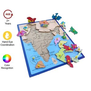 Learning Map Puzzle For Kids