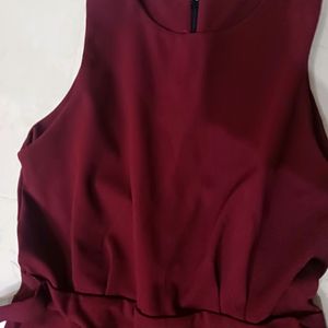 Classy Maroon Jumpsuit