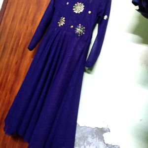 Flared Anarkali  With Dupatta 💜💜