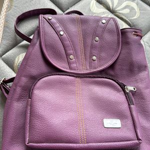 Purple College Bag