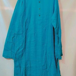 Blue Straight Kurta