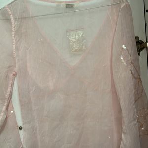 Pink Embellished Top