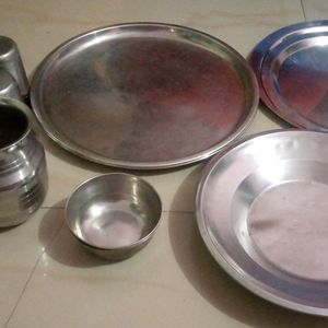 Stainless Steel Dinner Set