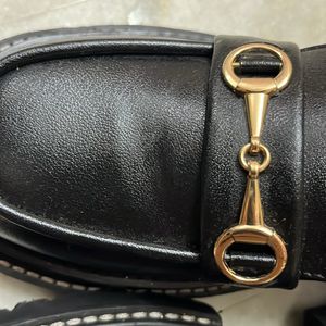 Black Platform Loafers