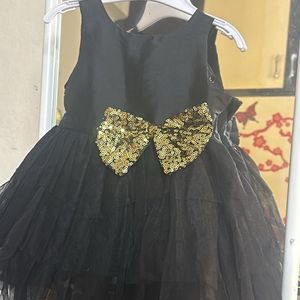 Black Baby Party Wear Frock