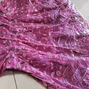 Short Frock With Heavy Lehnga