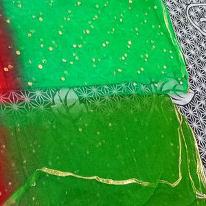 Partywear Net Dupatta Combo