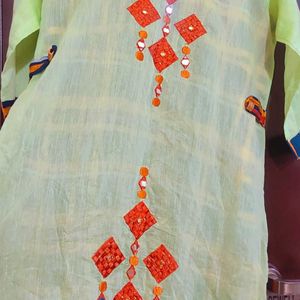 Multi Printed Kurti For Girl Or Woman 40 Bust