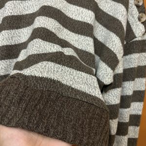 Korean Brown Winter Sweatshirt