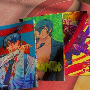 Chainsawman Manga Volume 3,4,5