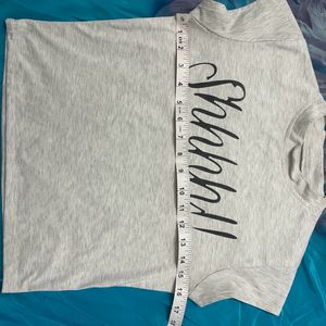 Grey Shhhh! Tee/Top