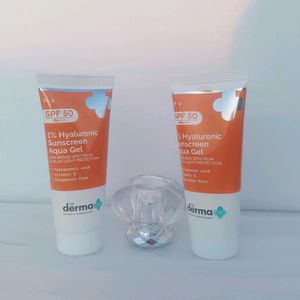 1% Hyaluronic Sunscreen Aqua Gel Combo Of 2