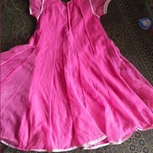 Pink Anarkali