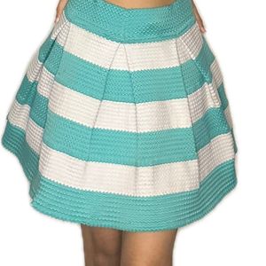 Mint Green Pleated Skirt