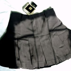 Pleated Mini Skirt