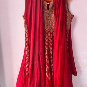 Chiffon Anarkali Set