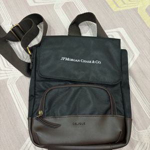 OBLIQUE Unisex Sling Bag, Office Bag Brief JP Morg