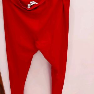 Biba Branded Red Leggings Size XL *PRICE DROP*