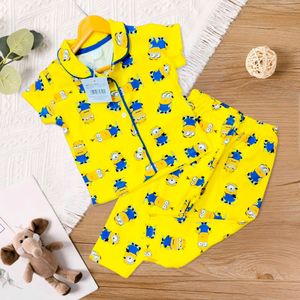 🆕 Minions Print Baby Night Suit