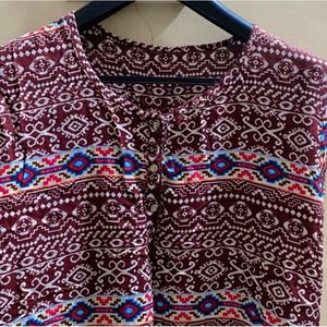 Printed Casual Top