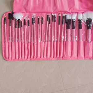 Lazy Girl Makeup Brushes Set With PU Leather Case