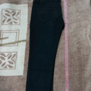 A Black High Waist Jeans