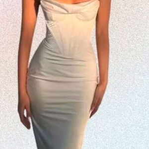 White Corset Dress