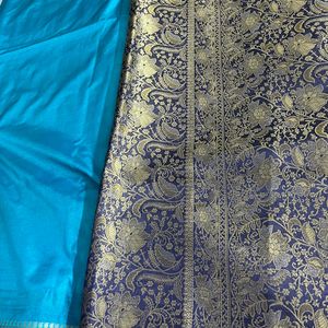 Beautiful Double Shade Silk Saree