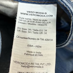 Vero Moda Denim Jeans Blue