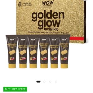 Wow Golden Glow Facial Kit